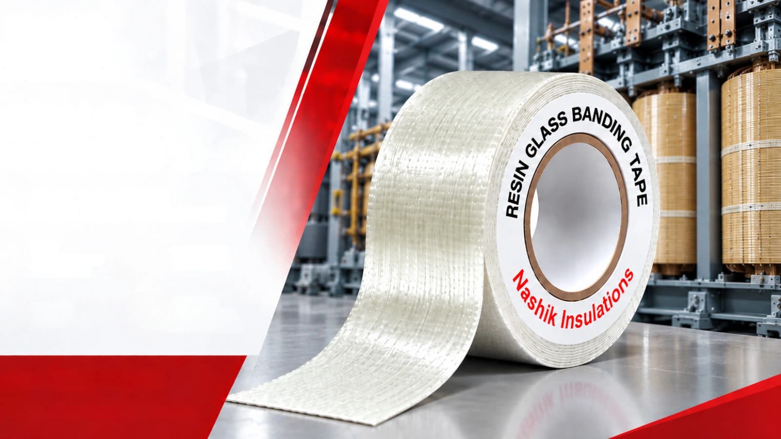 Nashik Insulations Resin Glass Banding Tape