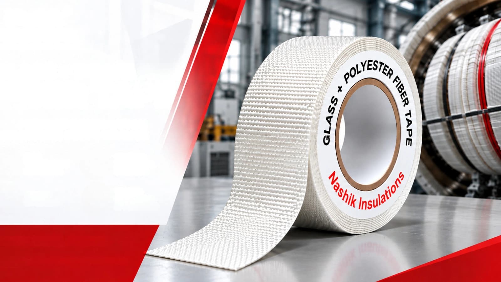 Nashik Insulations Glass + Polyester Fiber Tape
