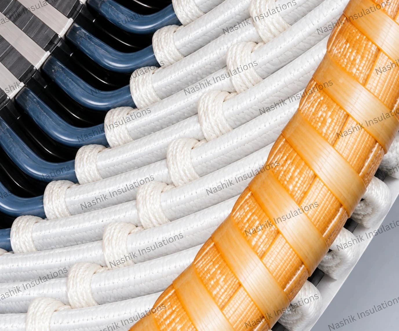 Armoring of Mica Based Insulation & Tying of Coils